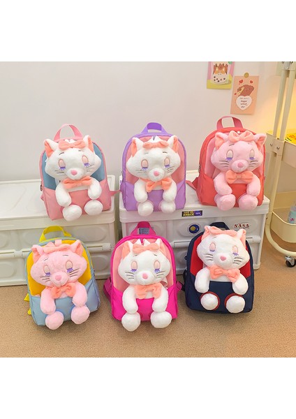 Karikatür Mary Kedi Bebek Çocuk Sırt Çantası Moda Sevimli Anaokulu Okul Çantası (Yurt Dışından) fırsatları