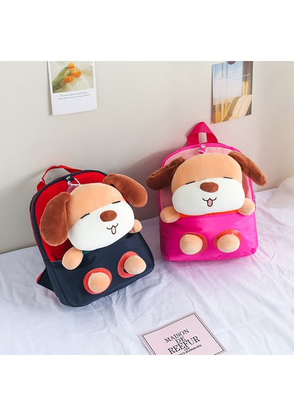 Sevimli Sevimli Köpek Bölünmüş Karikatür Sırt Çantası Anaokulu Erkek ve Kadın Bebek Su Geçirmez Sırt Çantası (Yurt Dışından) indirimleri
