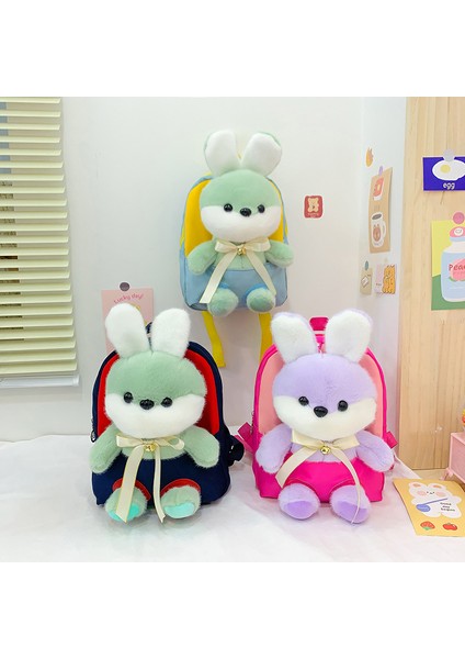 Anaokulu Okul Çantası Karikatür Tavşan Bebek Çantası Çocuk Omurga Koruyucu Hafif Sırt Çantası Çocuk Sırt Çantası (Yurt Dışından) fırsatları