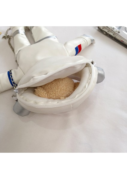 Uzay Ayısı Astronot Çocuk Çantası Bebek Pu Bebek Ayı Çantası Sevimli Peluş Ayrılabilir Crossbody Omuz Çantası (Yurt Dışından) fırsatları