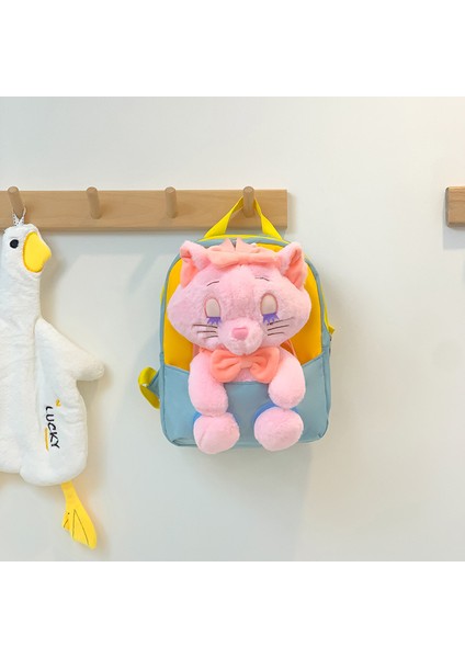 Karikatür Mary Kedi Bebek Çocuk Sırt Çantası Moda Sevimli Anaokulu Okul Çantası (Yurt Dışından)