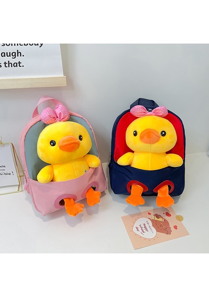 Yaratıcı Çocuk Sırt Çantası Sevimli Küçük Ördek Anaokulu Okul Çantası Kız Sırt Çantası (Yurt Dışından) fırsatları
