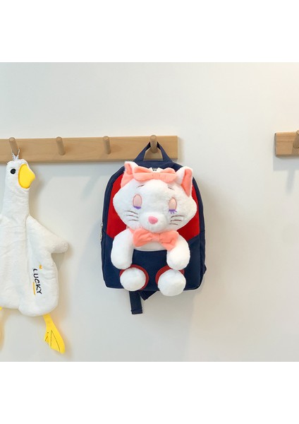 Karikatür Mary Kedi Bebek Çocuk Sırt Çantası Moda Sevimli Anaokulu Okul Çantası (Yurt Dışından)