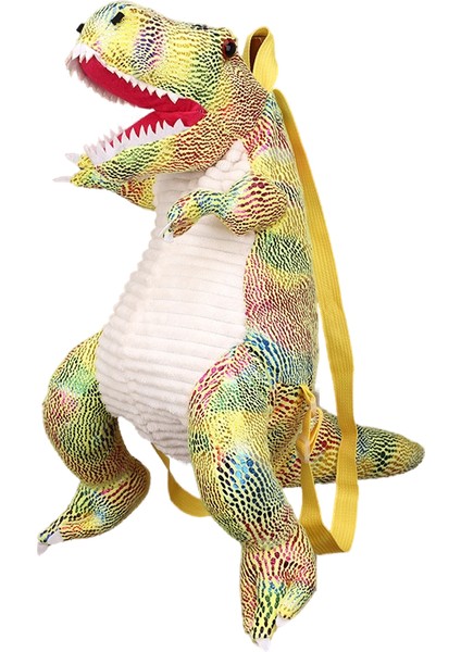 Büyük Kapasiteli Dinozor Sırt Çantası, Yakışıklı Çocuğun Sırt Çantası, Şık ve Çok Yönlü Kontrast Renkli Lekeli Çanta (Yurt Dışından)