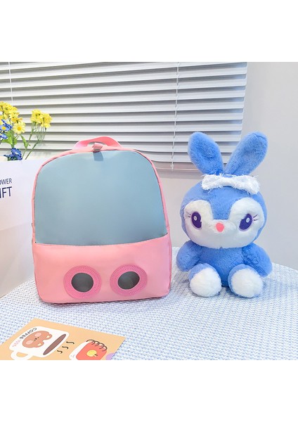 Çocuk Sırt Çantası Trendy Karikatür Tavşan Peluş Sırt Çantası Sevimli Tavşan Anaokulu Okul Çantası (Yurt Dışından) fırsatları