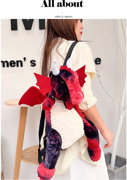 Büyük Kapasiteli Dinozor Sırt Çantası, Yakışıklı Çocuğun Sırt Çantası, Şık ve Çok Yönlü Kontrast Renkli Lekeli Çanta (Yurt Dışından) fırsatları