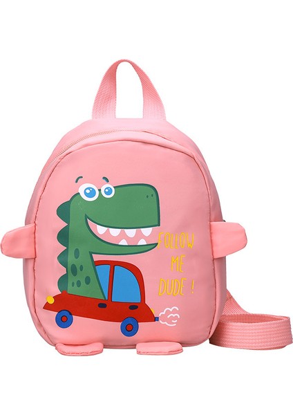 Çocuk Anti-Kayıp Araba Dinozor Sırt Çantası Erkek ve Kız Karikatür Sevimli Sırt Çantası Bebek Anaokulu Okul Çantası (Yurt Dışından)