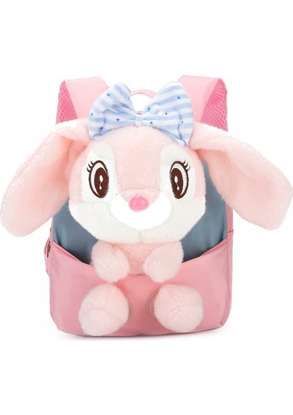 Çocuk Sırt Çantası Sevimli Tavşan Bebek Öğrenci Anaokulu Okul Çantası Yaratıcı Bebek Sırt Çantası (Yurt Dışından)