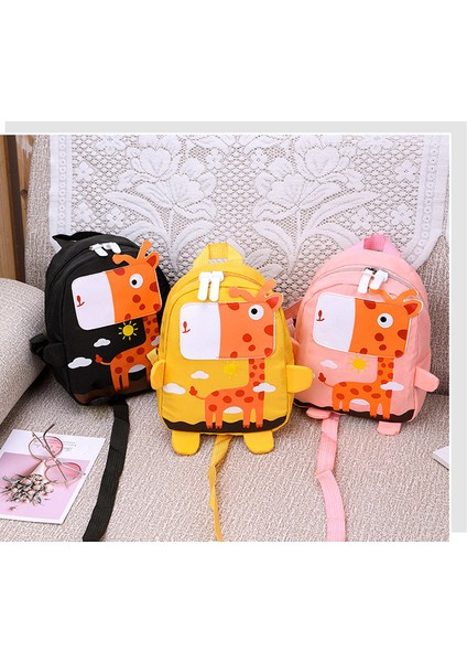 Karikatür Sırt Çantası Mini Anti-Kayıp Çocuk Çantası Zürafa Küçük Sırt Çantası Çocuk Çantası (Yurt Dışından) modelleri