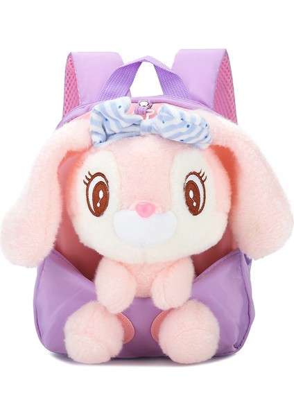 Çocuk Sırt Çantası Sevimli Tavşan Bebek Öğrenci Anaokulu Okul Çantası Yaratıcı Bebek Sırt Çantası (Yurt Dışından)