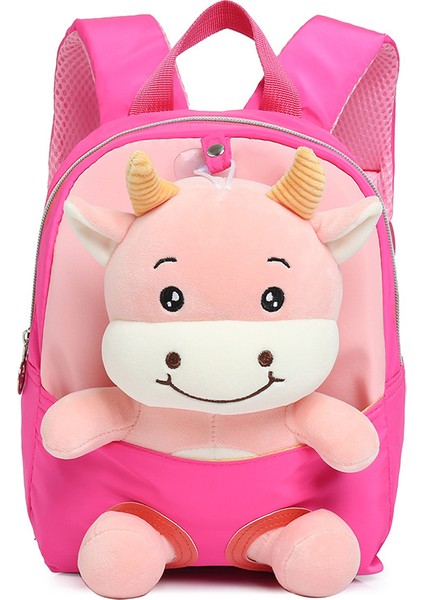 Yürüyor Karikatür Bölünmüş Çanta Sırt Çantası Peluş Buzağı Moda Rahat Sevimli Anaokulu Okul Çantası (Yurt Dışından)