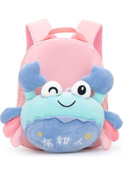 Çocuk Okul Çantaları, Sevimli Peluş Bebek Çantaları, Sevimli Yengeç Şeklindeki Sırt Çantaları, Anaokulu Sırt Çantaları (Yurt Dışından)