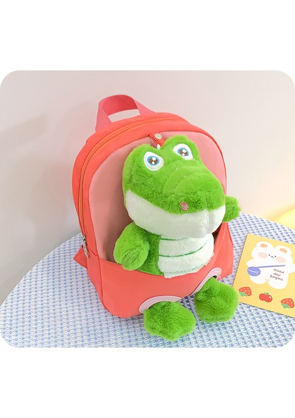 Yaratıcı Sevimli Timsah Çocuk Sırt Çantası Aşınmaya Dayanıklı Hafif Anaokulu Okul Çantası Moda Moda Küçük Sırt Çantası (Yurt Dışından) fiyatları