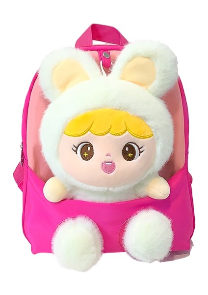 Karikatür Anaokulu Okul Çantası Girly Kalp Ilköğretim Okulu Öğrenci Sırt Çantası Peluş Bebek Sırt Çantası Erkekler ve Kızlar Için (Yurt Dışından)