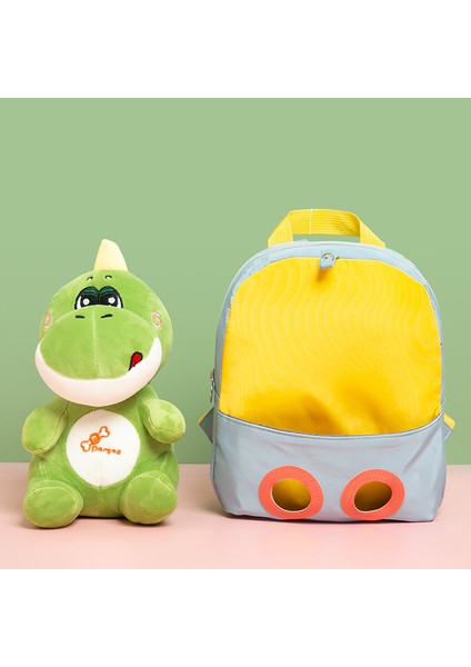 Karikatür Ayrılabilir Bebek Anaokulu Okul Çantası Karikatür Dinozor Peluş Çocuk Sırt Çantası Su Geçirmez Sırt Çantası (Yurt Dışından) fiyatları