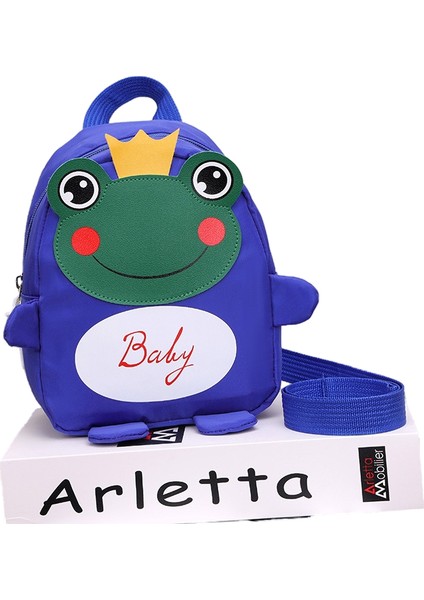 Anaokulu Küçük Okul Çantası Karikatür Sevimli Çocuk Sırt Çantası Kurbağa Ultra Hafif Sırt Çantası (Yurt Dışından)