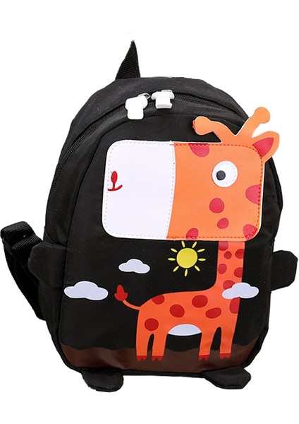 Karikatür Sırt Çantası Mini Anti-Kayıp Çocuk Çantası Zürafa Küçük Sırt Çantası Çocuk Çantası (Yurt Dışından)