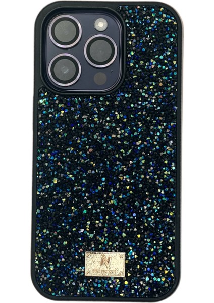 Apple iPhone 13 Pro Premium Stone Silikon Kapak Siyah