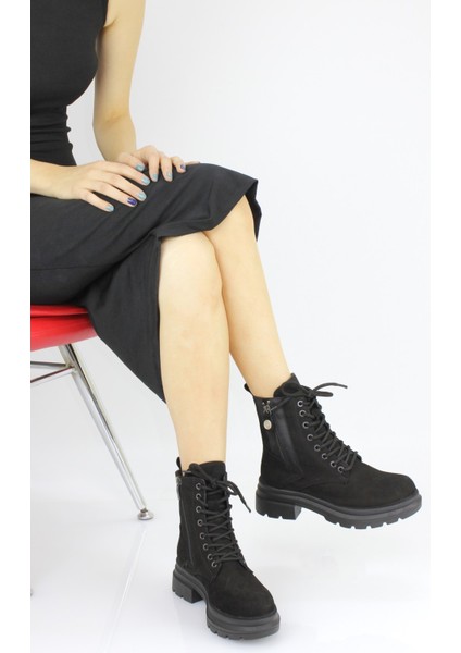 Kadın Hakiki Deri Ortopedik Postal Tarz Spor Bot M24/KB1545 modelleri