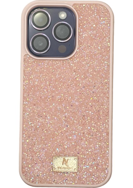 Apple iPhone 13 Pro Max Premium Stone Silikon Kapak Pembe