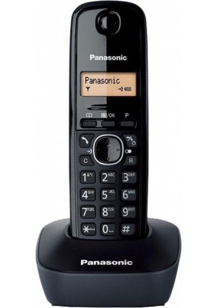 Panasonıc KX-TG6811 Dect Siyah Telsiz Telefon Masa Telefonu Beyaz