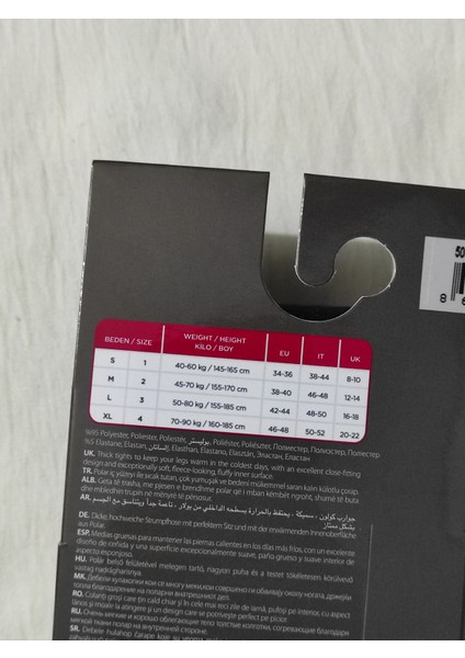 Fleecy Opaque Warmıng Tıghts Siyah İçi Polar Termal Tayt 3'lü