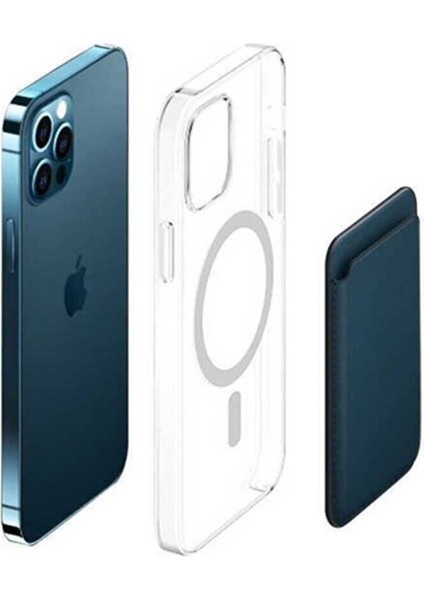 Apple iPhone 15 Pro 6.1'' Deri Cüzdan Magsafe Kahverengi