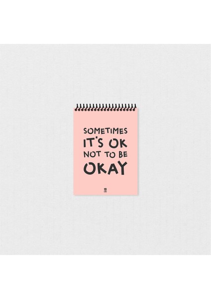 El Yapımı Motto Temalı Not Defteri