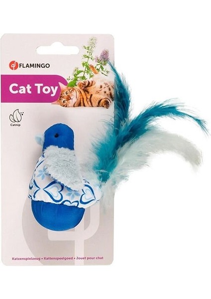 Kedi Otlu Kuş Figürü Peluş Kedi Oyuncağı Buz Mavi fiyatları