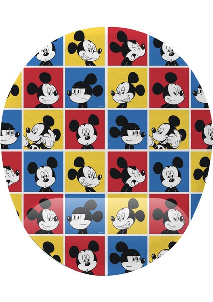 Miki Mouse Desenli Bilek Destekli Kaymaz Buruşmaz Kırılmaz Mouse Pad