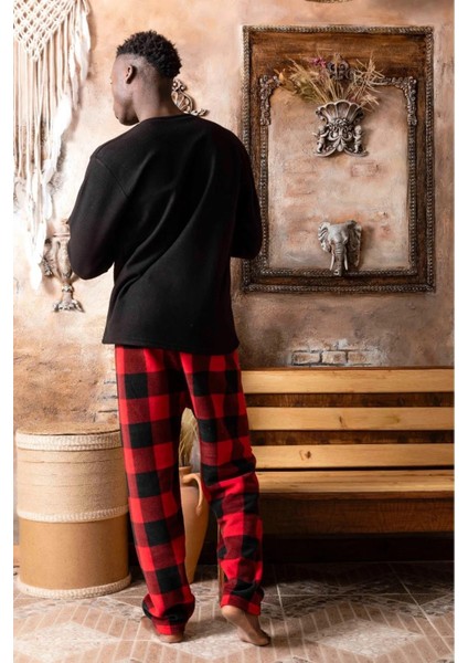 Erkek Kışlık Polar Pijama Takımı A100/11 - 1 Adet