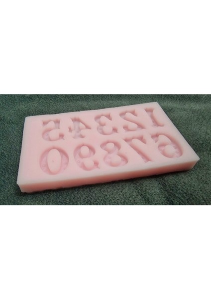 Noktalı Western Rakam Sayılar Silikon Kalıp K-1155 fiyatları
