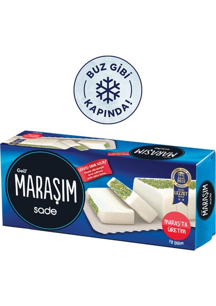 Golf Maraşım Sade - Pratik Dilimler 650 ml