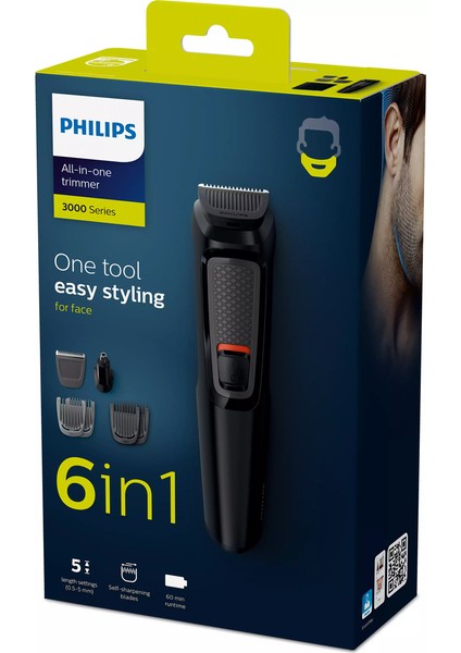 Multigroom Series 3000 6'sı 1 Arada, Yüz Traş Makinası fiyatları