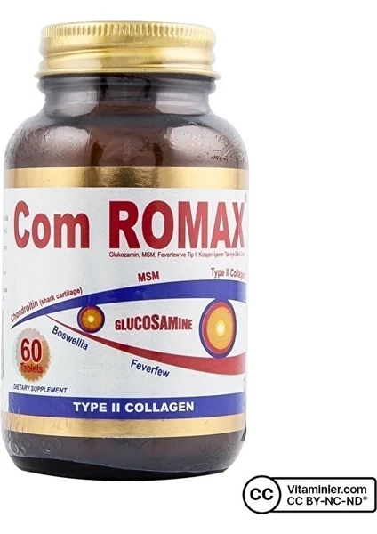 Romax Glucosamine Chondroitin Msm 60 Tablet