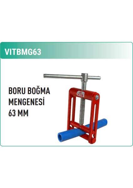 Boru Boğma Mengenesi 63 mm Vira