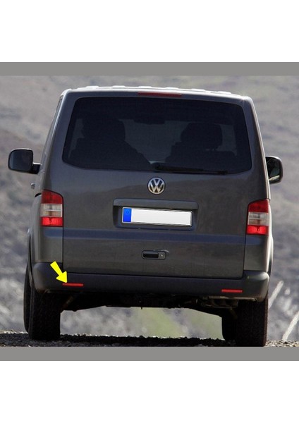 Arka Tampon Sol Alt Reflektörü Vw Transporter 2004-2010 7E0945105