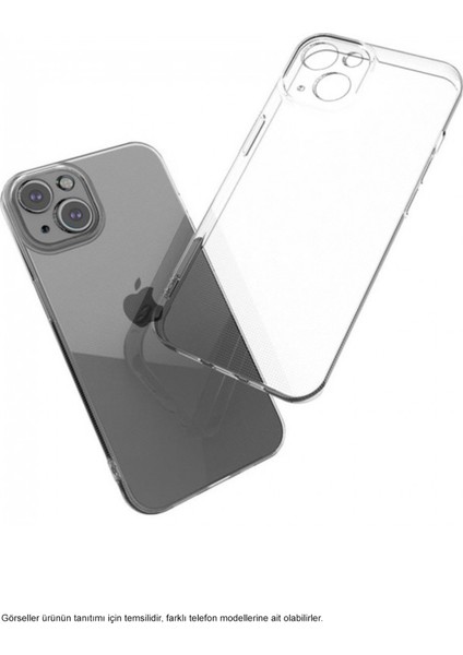 Apple iPhone 15 Kapak Kamera Korumalı Süper Silikon Şeffaf Kılıf indirimleri
