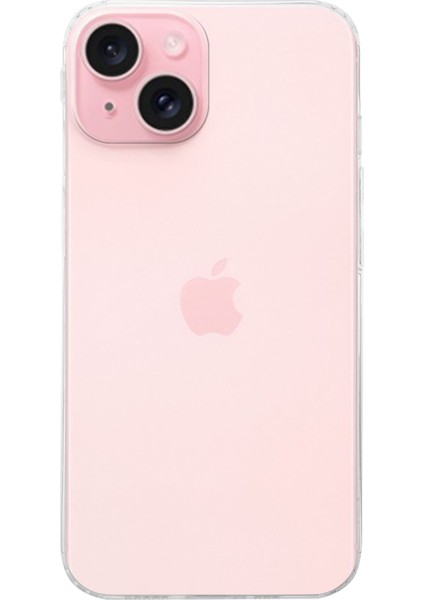 Apple iPhone 15 Plus Kapak Şeffaf Süper Silikon Kılıf