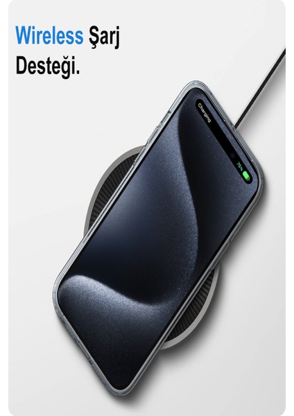 Apple iPhone 15 Plus Kapak Şeffaf Süper Silikon Kılıf