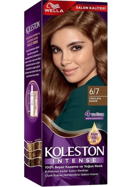 Koleston Intense Saç Boyası 6/7 Çikolata Kahve - Salon Kalitesi