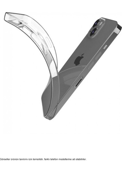 Apple iPhone 15 Pro Kapak Kamera Korumalı Süper Silikon Şeffaf Kılıf fırsatları