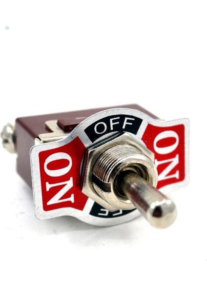 Toggle Switch 1-0-2 Metal Anahtar 3 Pin 12V-220V