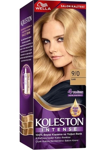 Koleston Intense Saç Boyası 9/0 Sarı - Salon Kalitesi