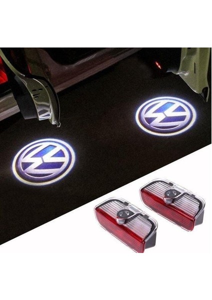 Vw t-cross kapı altı ışık lazer led logo hoşgeldin aydınlatma