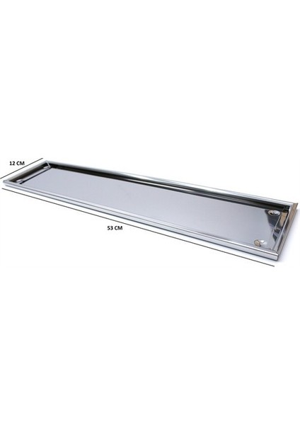 Krom Plakalık Yazısız 53X12CM 1 Adet modelleri