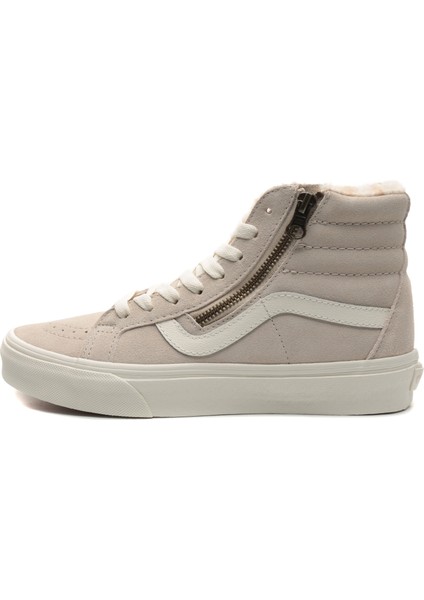 VN0007NZBLL1 Sk8-Hi Reissue Side Zip Spor Ayakkabı Krem