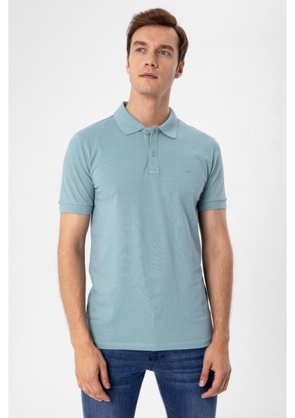 Polo Yaka Regular Kalıp Armürlü Tişört fiyatları