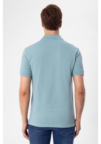 Polo Yaka Regular Kalıp Armürlü Tişört indirimleri