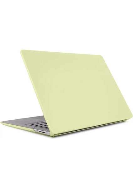 Apple Macbook Air M1 Çip Uyumlu A2337 A1932 A2179 13.3″ Uyumlu Kılıf Vanilla Shield Plastik Kapak